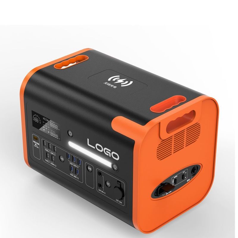 40ah/2200W 충전기 내장 리?? 배터리 수명 Po4 태양 전력 발전소
