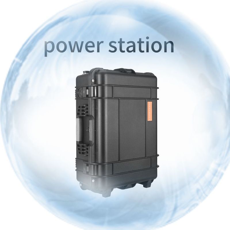 AC 220V 소켓과 리?? 배터리로 8000W 최고 전력 야외 모바일 발전소