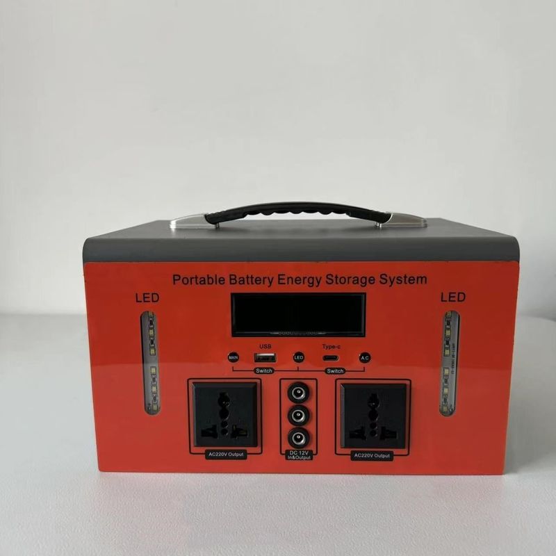 USB 및 12V DC 출력 야외 캠핑용 태양 이동 전력 발전소 300W/500W 출력