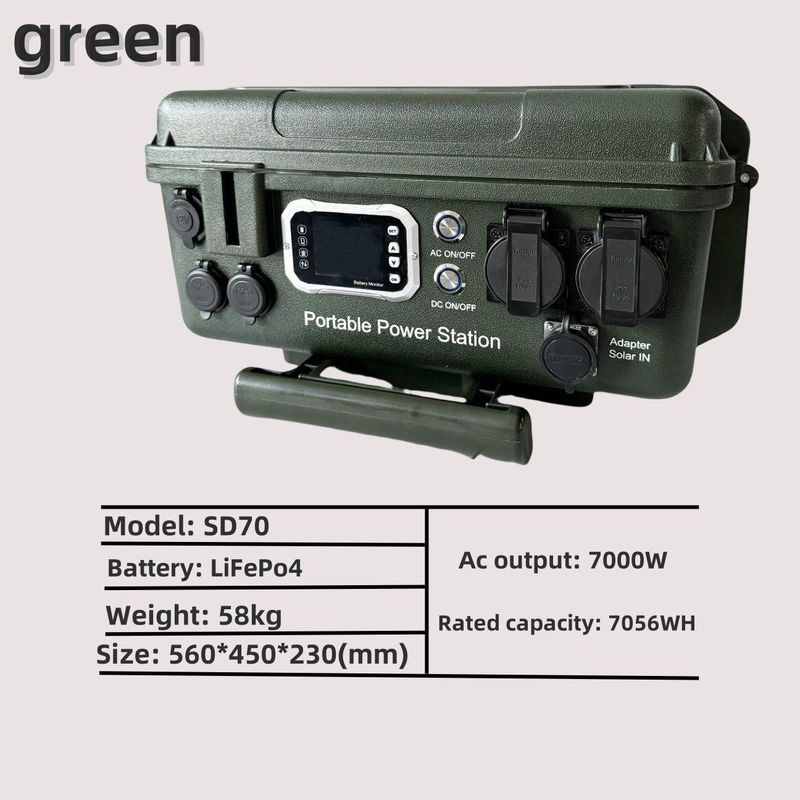 리?? 배터리 6kw/7kw/5kw 휴대용 산소 생산 및 조명을 위한 발전소