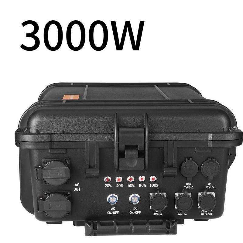 휴대용 에너지 발전기 3000W/3000wh 비상 외부 전원 공급용 발전소