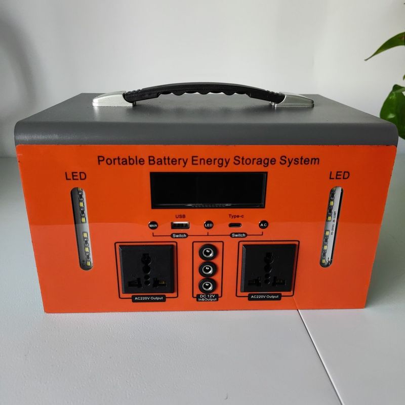 캠핑 및 가정 비상용 300W / 500W 휴대용 발전소 USB DC 출력 5V / 10W 최대