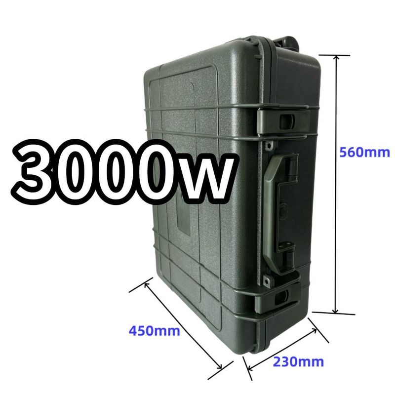 야외 작업 캠핑 AC/DC/USB 포트를 가진 3000W 자동 소방 장치