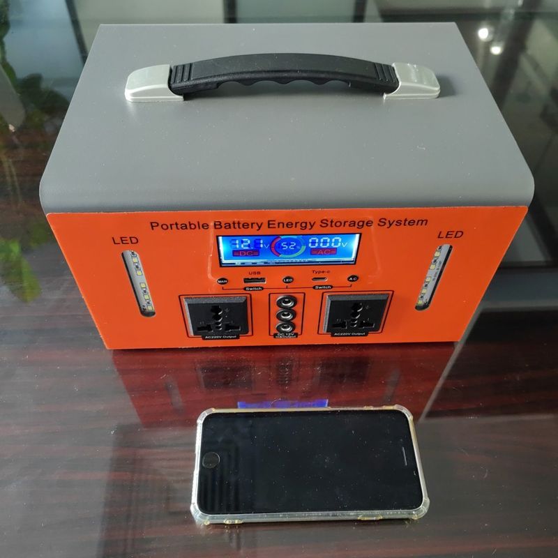 500W 오피스 백업 충전 은행 휴대용 전원 스테이션 12V DC 출력 11-14V 최대