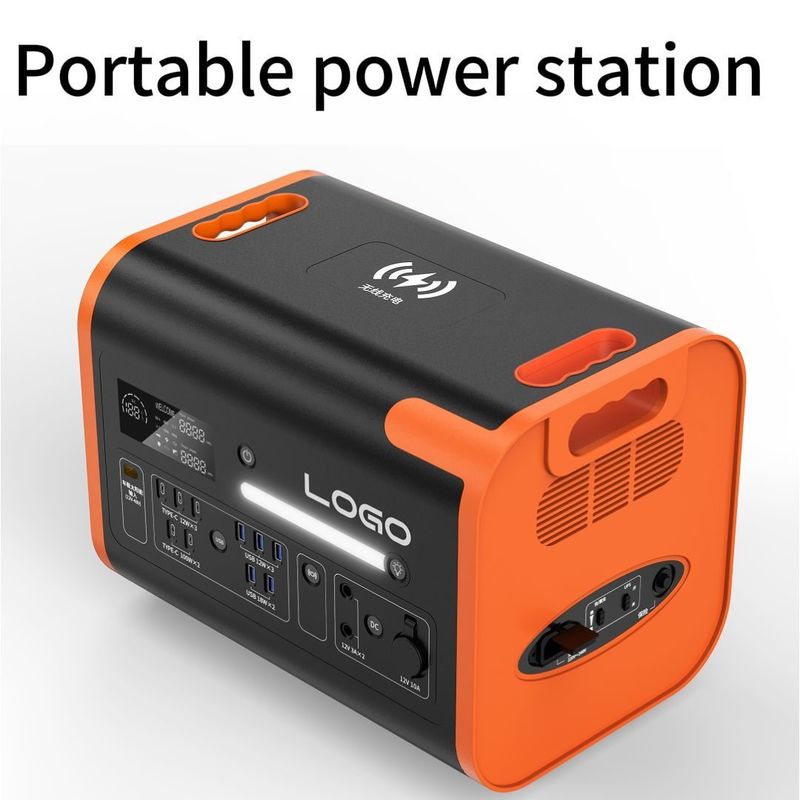 충전시간 90분 휴대용 발전기 2400W 2048wh 에너지 공급 발전기
